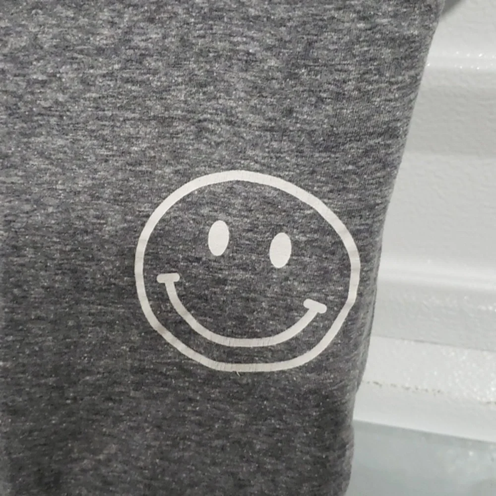 Gymboree Made You Smile Grey and White Tee‎ Shirt